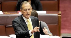 Bob Brown, then Greens leader, in 2009 (Image: AAP/Alan Porritt)
