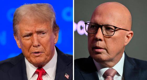Donald Trump and Peter Dutton (Images: AP, AAP)
