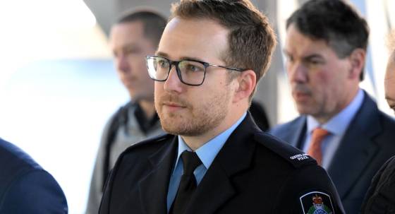 Wieambilla survivor Constable Randall Kirk (Image: AAP/Darren England)