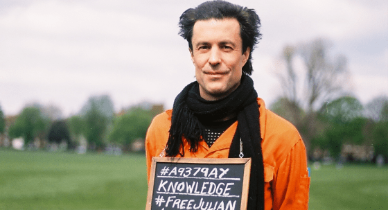 Matt Ó Branáin, an activist who has long campaigned for Julian Assange's freedom (Image: Supplied)